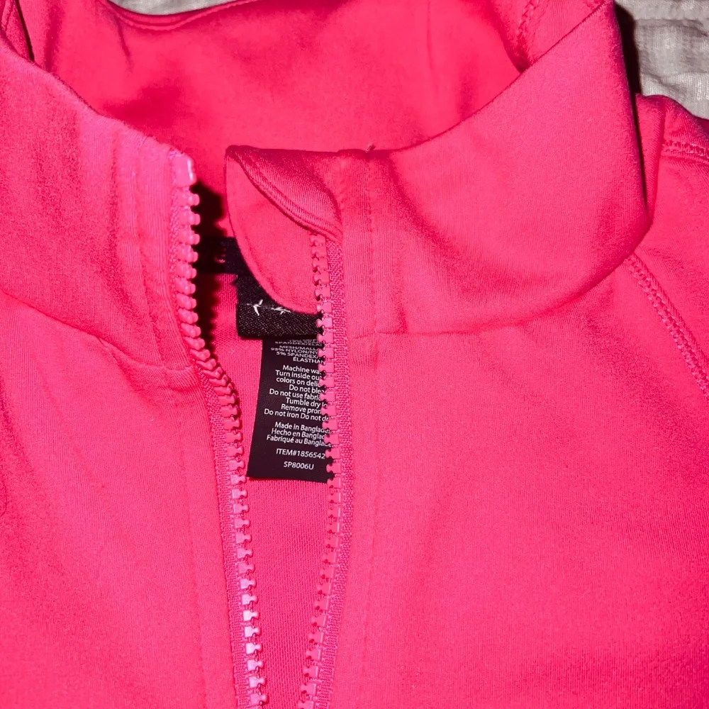 Spyder Women's Full Zip Athletic Jacket Coral Pink Medium - Picture 4 of 13